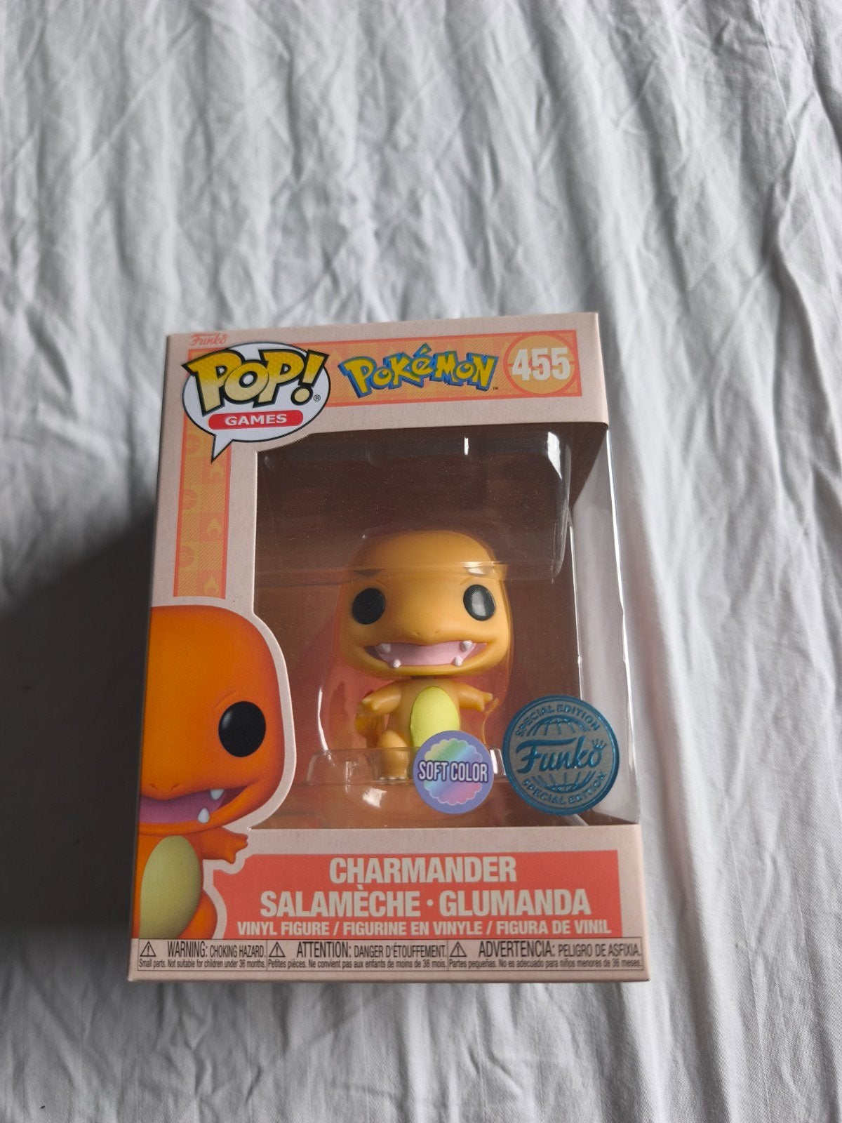 Funko Pop! Games: Pokémon Charmander (Soft Color) #455, Ophalen, Nieuw