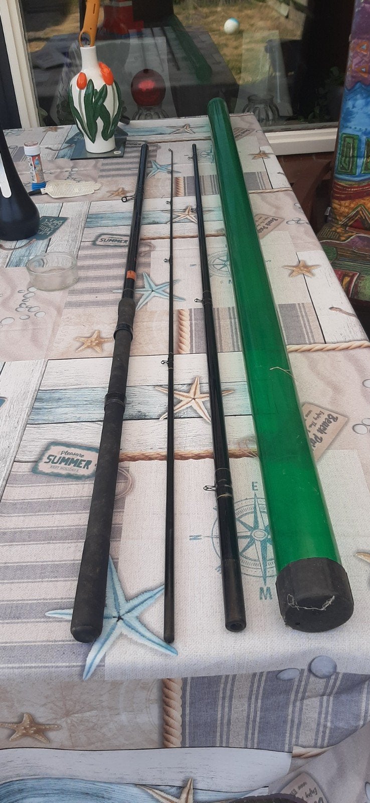 Chevron Match 14ft Werphengel met Dobbers en Kokers, Ophalen of Verzenden, Gebruikt, Werphengel