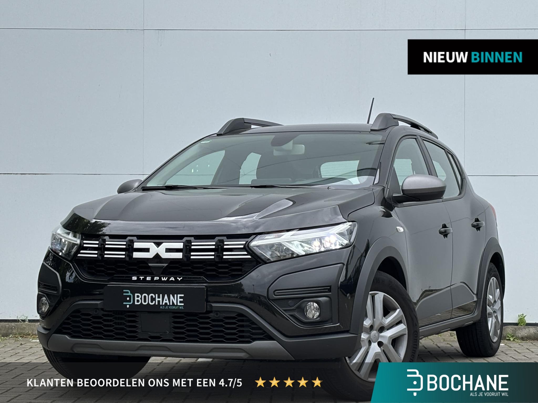 Dacia Sandero Stepway 1.0 TCe 100 ECO-G Expression | Camera, Gebruikt, Euro 6, 610 kg, Zwart