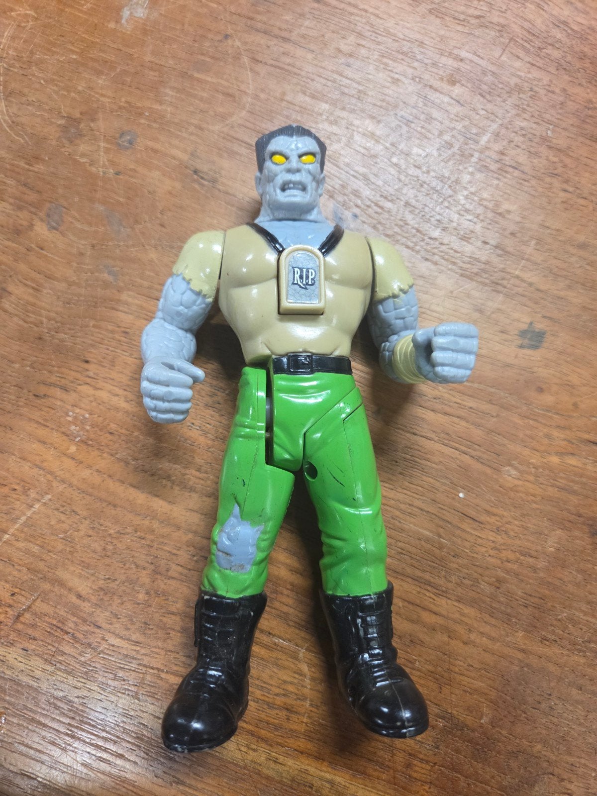 Head Stone Karate Fighters Milton Bradley figure, Gebruikt, ., Ophalen of Verzenden, .