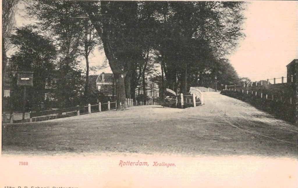 Oude Ansichtkaart Rotterdam, Kralingen - Voor 1920, Verzamelen, Ophalen of Verzenden, Voor 1920, Ongelopen, Zuid-Holland