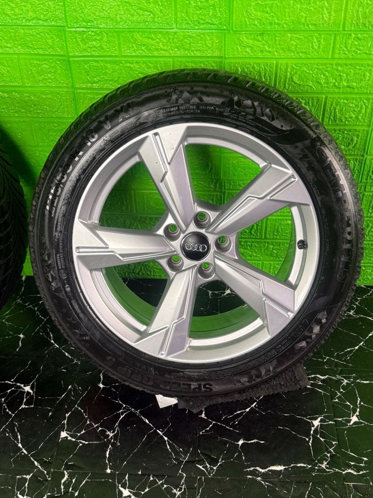 Originele Audi A6 S6 velgen 18" 5x112 winterset turbine, Auto-onderdelen, Niet ingevuld, 18 inch, Gebruikt, Banden en Velgen