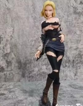 Dragonball Z figuur Lazuli / Android 18 sexy zwart (30cm), Ophalen of Verzenden, Nieuw