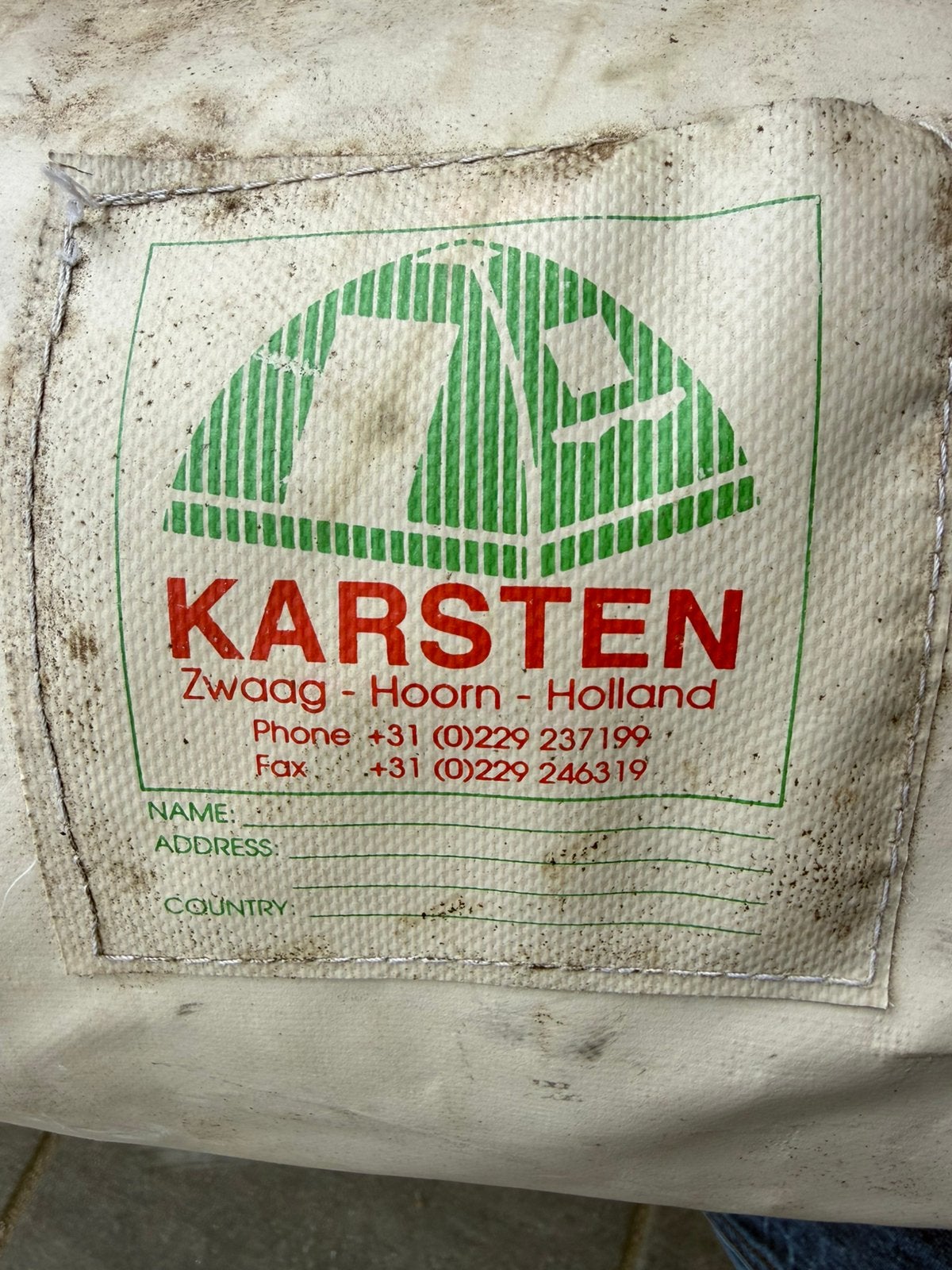Karsten tent 350, Caravans en Kamperen, Tenten, Ophalen, Zo goed als nieuw