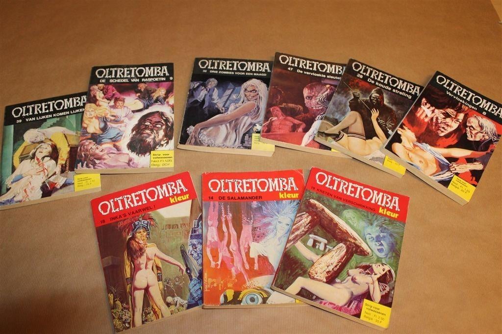 Oltretomba – 9 Delen [Erotische Horrorstrip], Eén stripboek, Ophalen of Verzenden, Gelezen