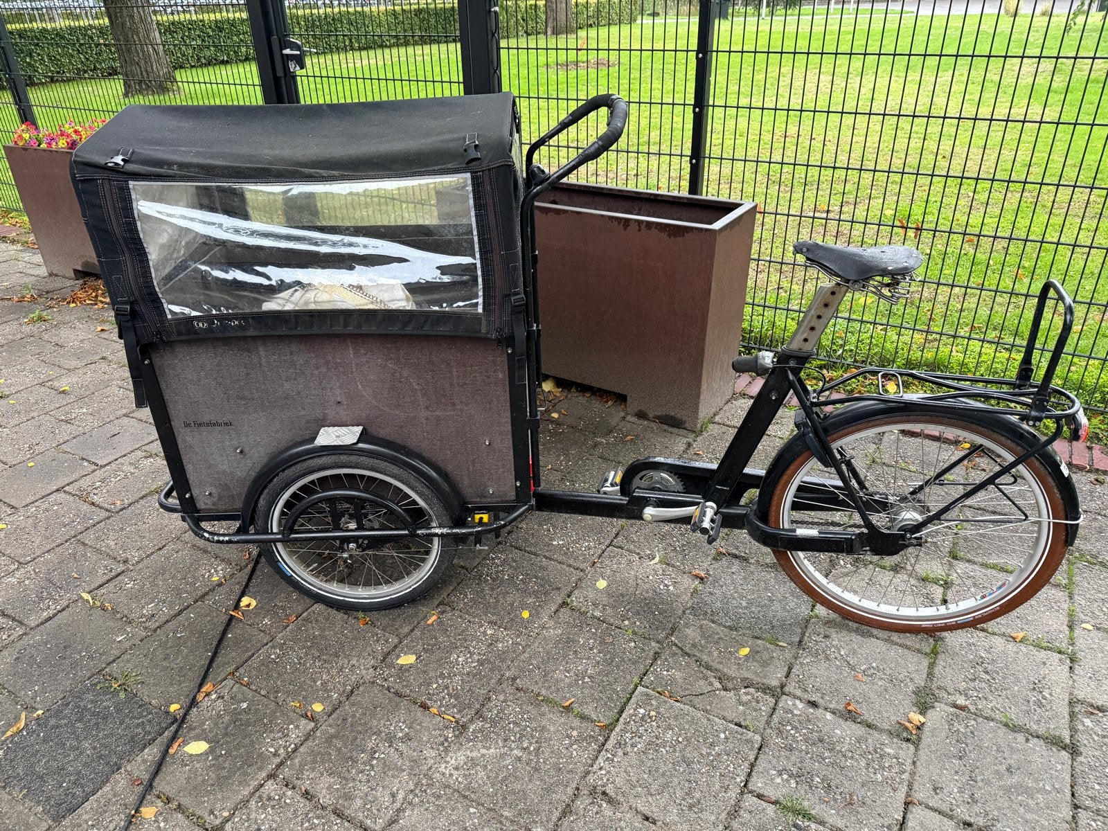 Bakfiets Fietsfabriek - Opknapper, Fietsen en Brommers, Gebruikt, Ophalen of Verzenden, Fietsfabriek, Trommelrem
