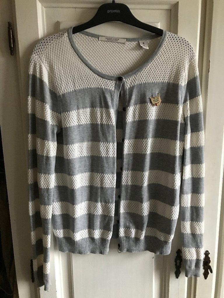wit/grijs vest (Maison Scotch), Maat 38/40 (M), Meerkleurig, Gedragen, Maison Scotch