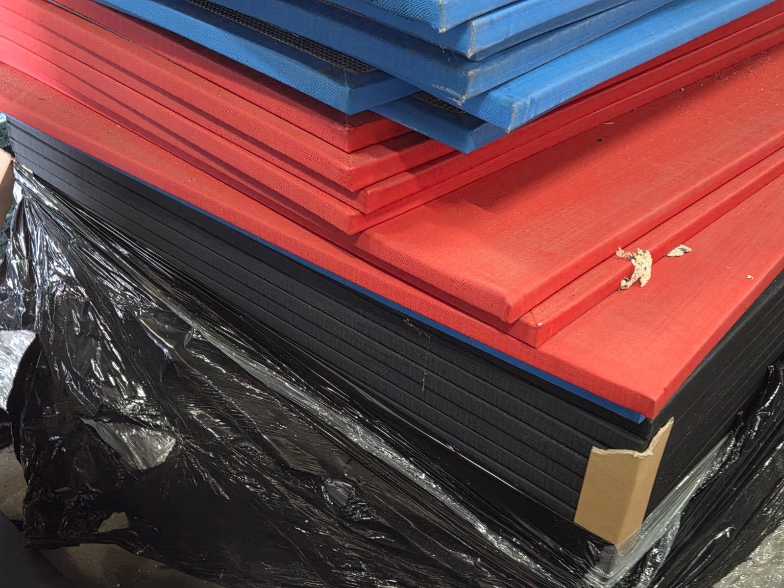 Tatami Yoga Matten 2 cm dik - Blauw, Zwart, Rood, Ophalen of Verzenden, Nieuw, Fitnessmat