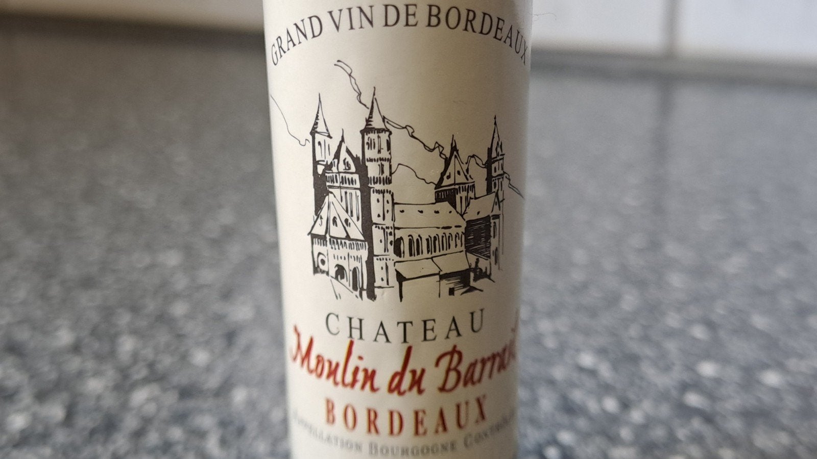 Wijnfles kurkentrekker Chateau Moulin du Barrail Bordeaux, Overige typen, Kunststof, Onbekend, Ophalen of Verzenden