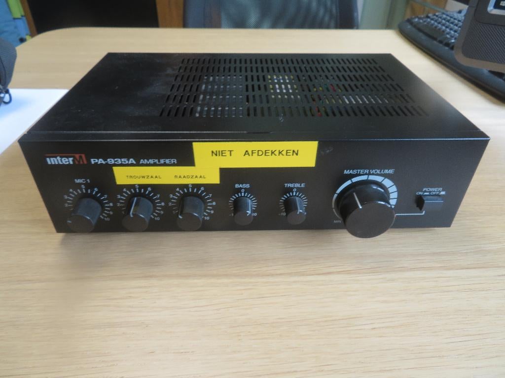 Versterker PA-935A van InterM, Ophalen of Verzenden, Zo goed als nieuw, Minder dan 500 watt, P.A.