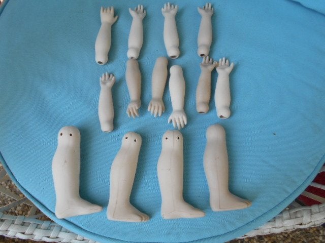 Porcelijnen poppen armen en benen //, Verzamelen, Poppen, Ophalen of Verzenden, Nieuw, Pop, Levensecht of Reborn