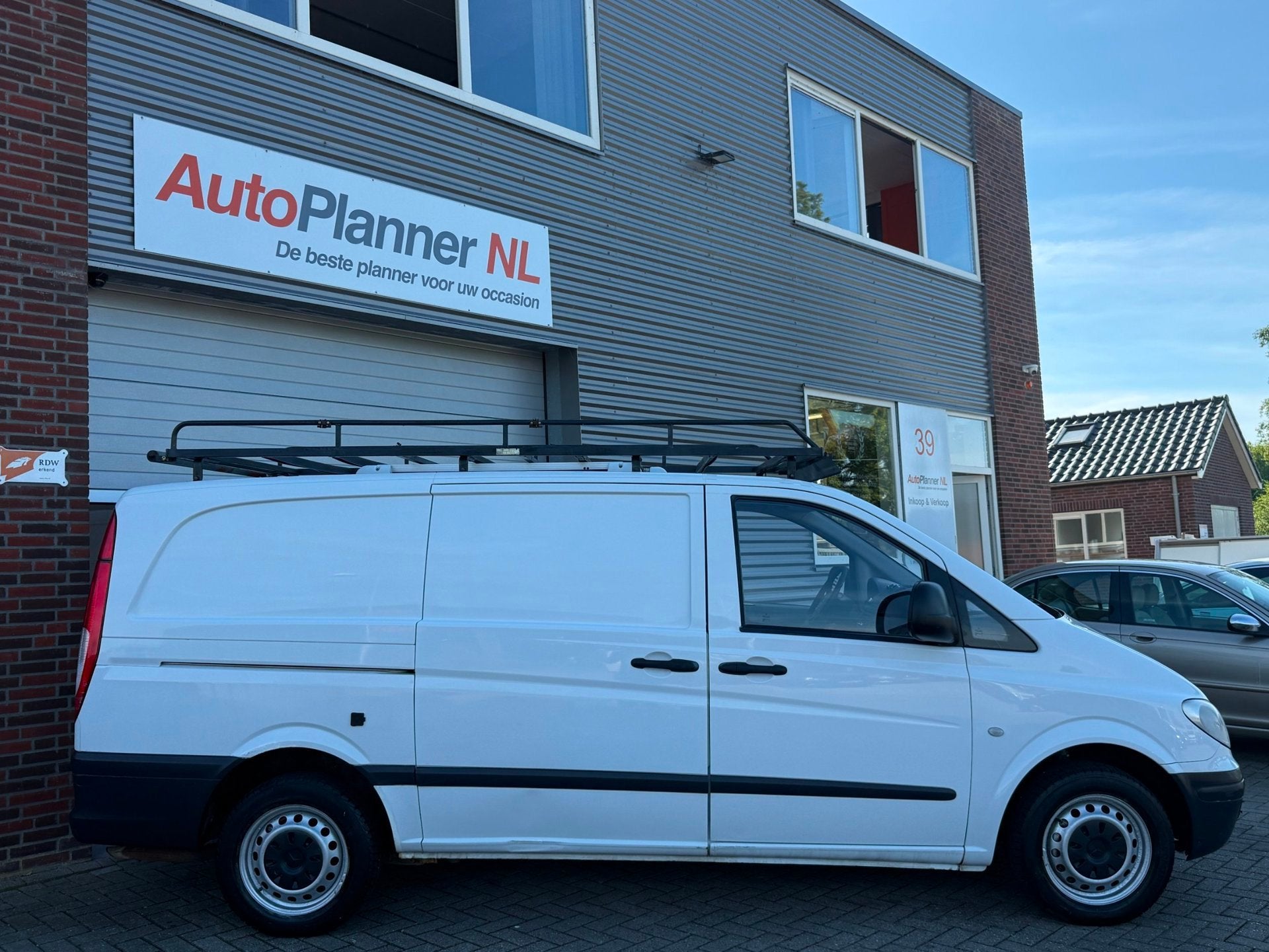 Mercedes-Benz Vito 109 CDI! Lang! Btw Vrij! 1e Eigenaar!, Auto's, Emergency brake assist, Gebruikt, 4 cilinders, Wit