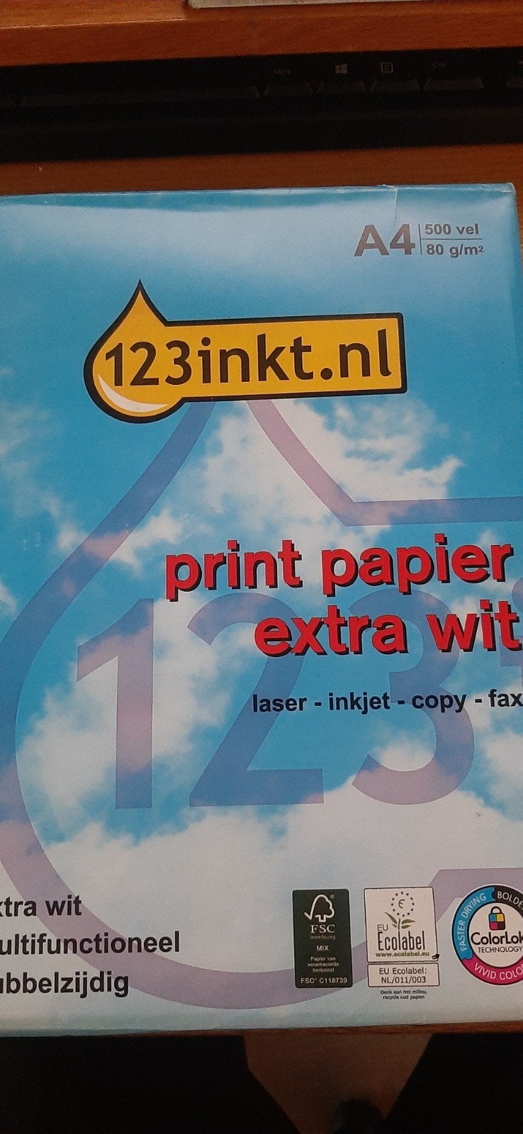 Doos A4 printpapier van 123inkt., Computers en Software, Ophalen, Nieuw, Overige typen