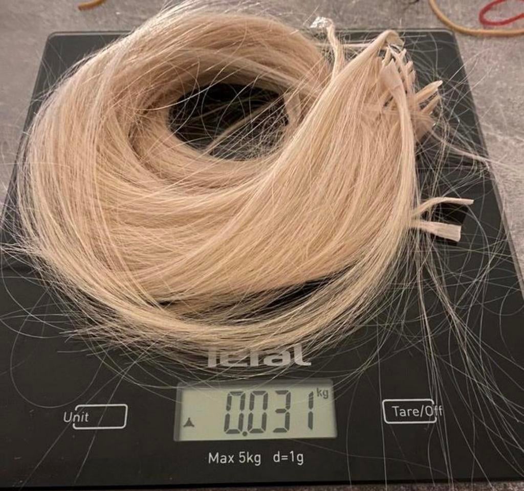 Microring Extensions Oezbeeks Haar - Kleurenmix 65cm, Ophalen of Verzenden, Nieuw, Pruik of Haarverlenging