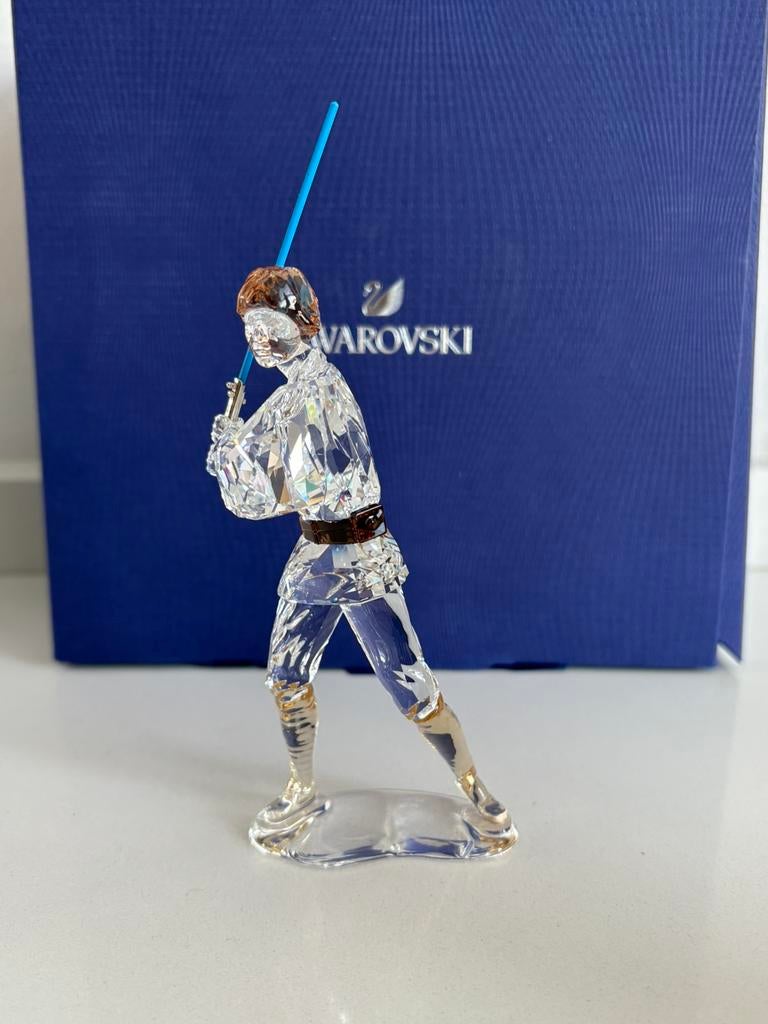 Swarovski Star Wars Luke Skywalker, Ophalen of Verzenden, Zo goed als nieuw, Figuurtje