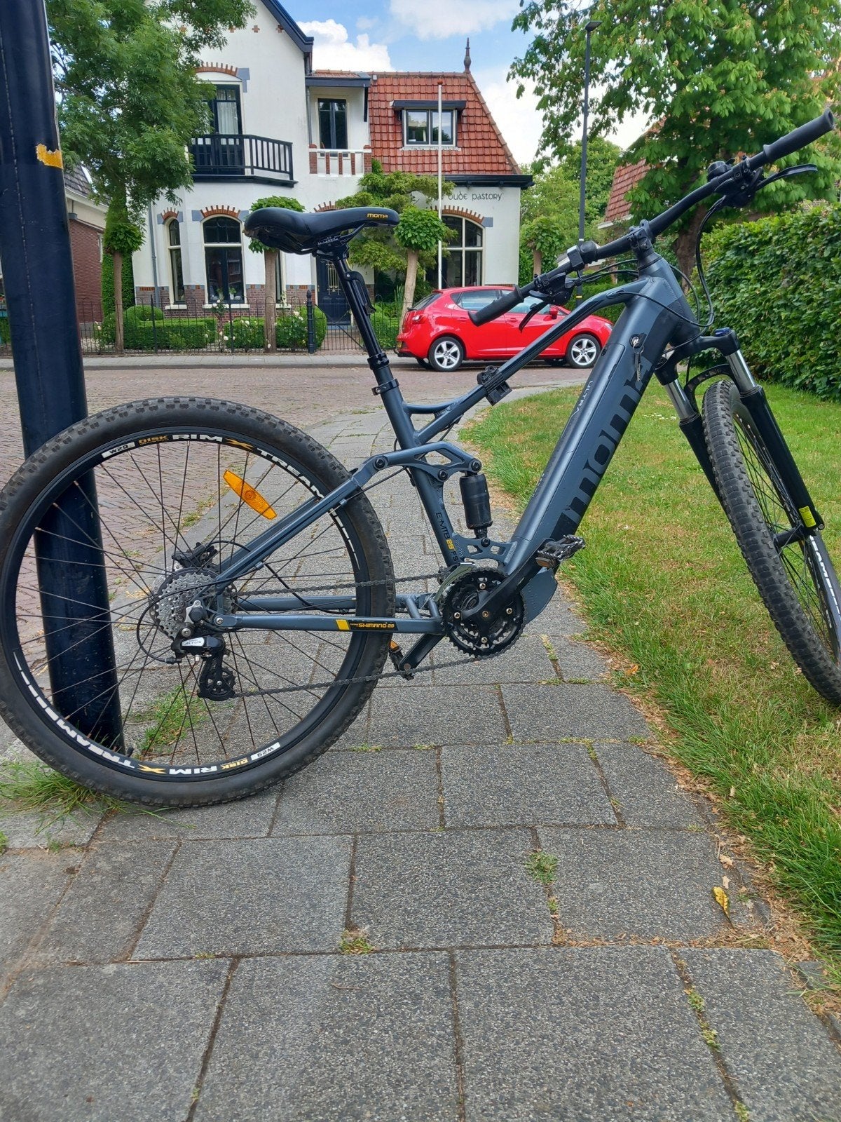 Electrische Mountainbike opknapper, Fietsen en Brommers, Ophalen, Zo goed als nieuw, Moma