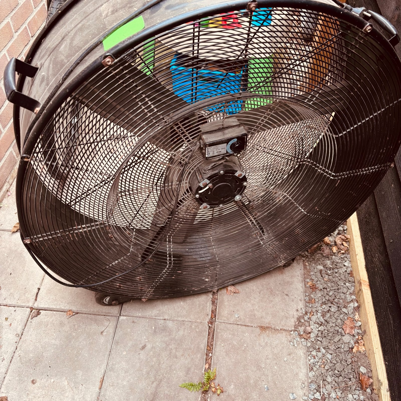 Goedwerkende Ventilator 90 cm met 3 standen, Witgoed en Apparatuur, Ventilatoren, Ophalen of Verzenden, Gebruikt, Vloerventilator