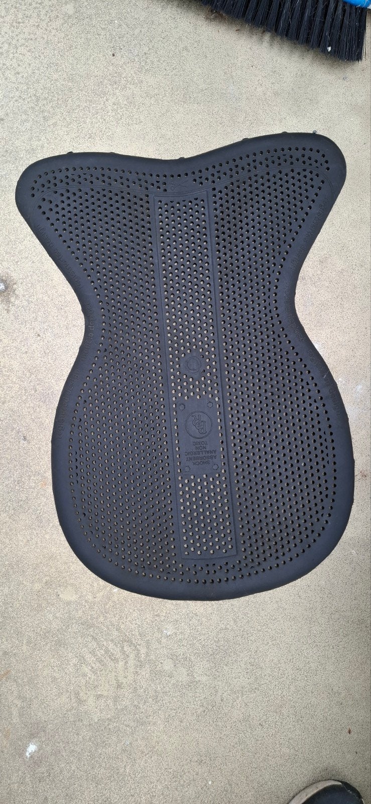 BR schokabsorberende pad, Schokabsorberend, Overige materialen, Zadelpad, Zwart
