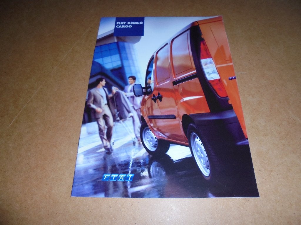 brochure Fiat Doblo Cargo  2001, Ophalen of Verzenden, Nieuw, Overige merken