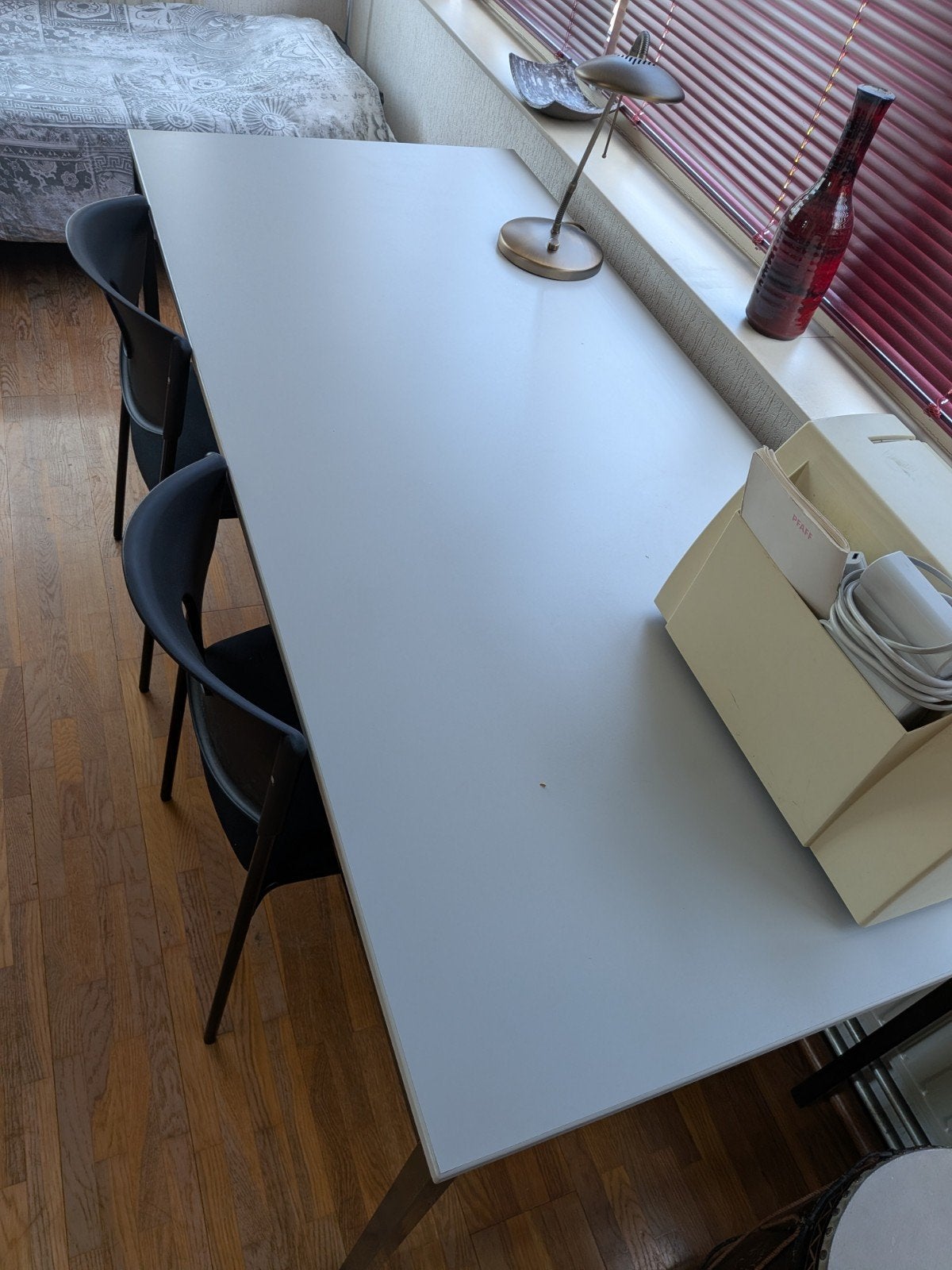 Modern Bureau/Eettafel 180x80 cm, Huis en Inrichting, Ophalen, Gebruikt, 50 tot 100 cm, 150 tot 200 cm