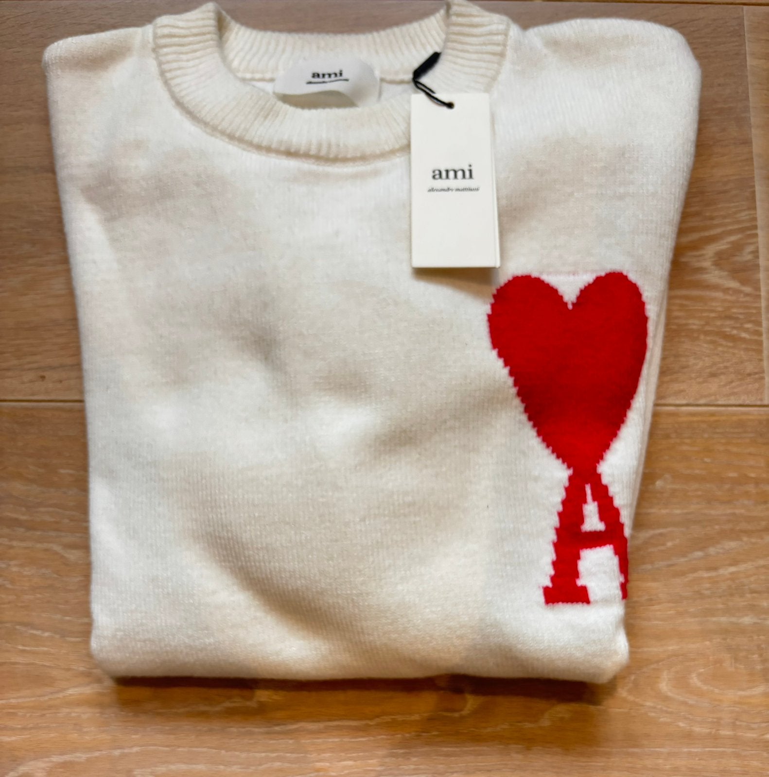 Ami Paris sweater️, Ophalen of Verzenden, Nieuw, Maat 48/50 (M), Wit