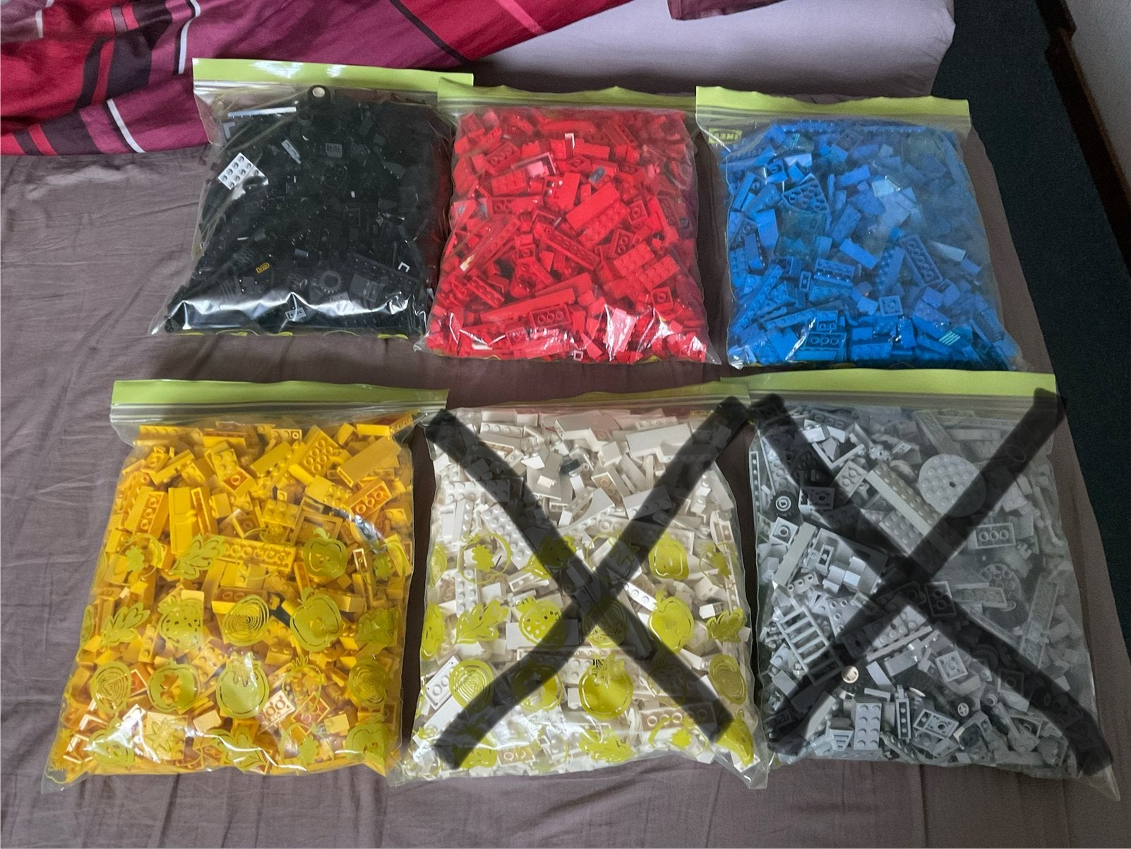 Lego gesorteerd op kleur 4 kilo, Ophalen of Verzenden, Gebruikt, Losse stenen, Lego
