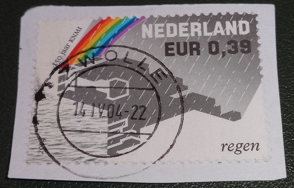 KNMI - NVPH 2248 - 2011 - 150 jaar - Regen - PNe01-13, Postzegels en Munten, Verzenden, Na 1940, Gestempeld