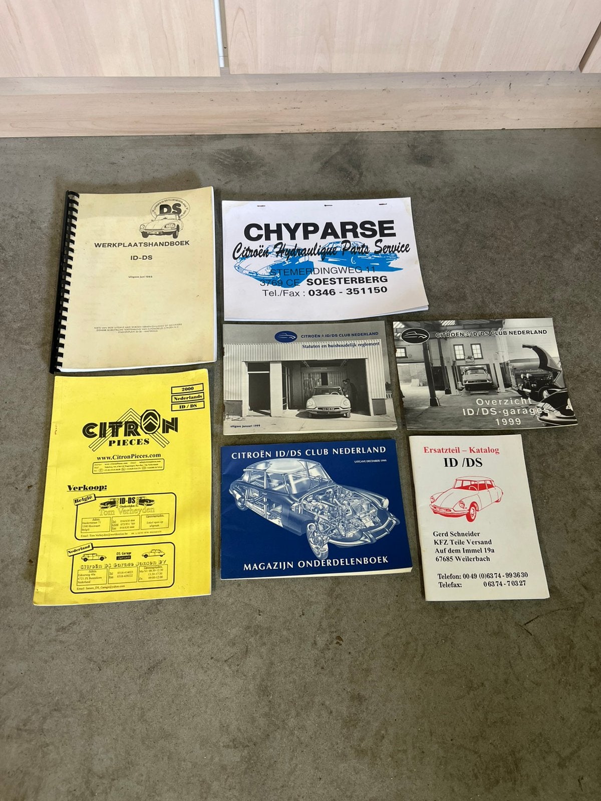Citroën ID/DS Diverse Handleidingen o.a. Werkplaatsboek 1965, Ophalen of Verzenden