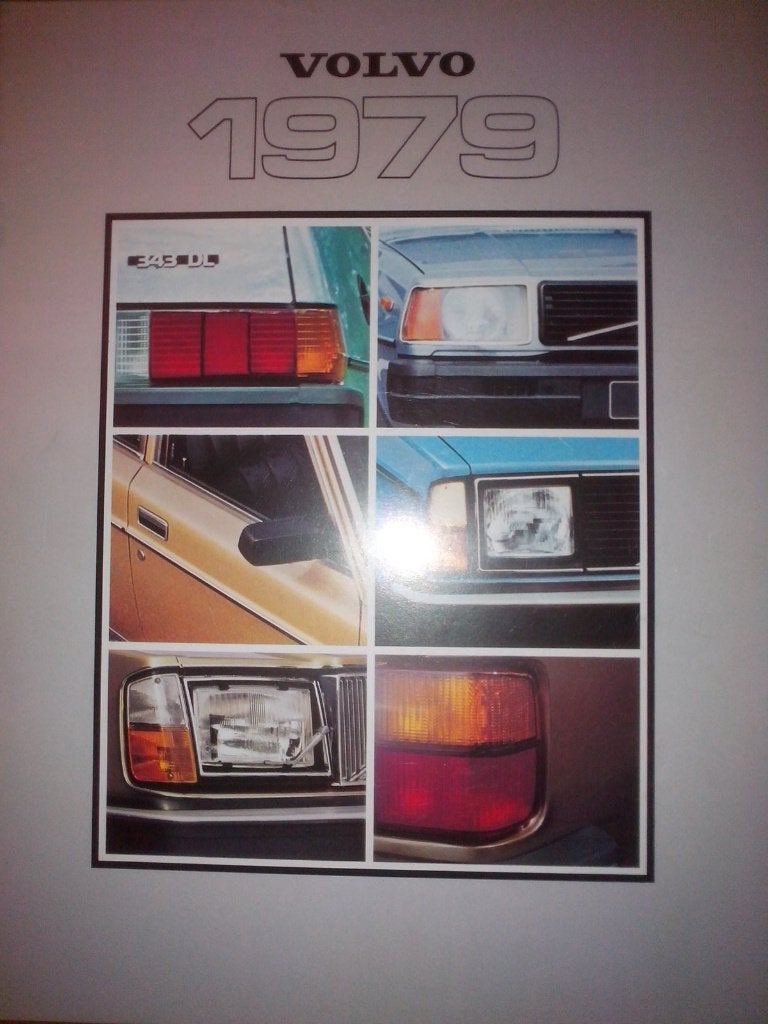 5x Volvo folders brochures 1979 RAI 1981 1987 480 Kleur 1980, Ophalen of Verzenden, Zo goed als nieuw, Volvo