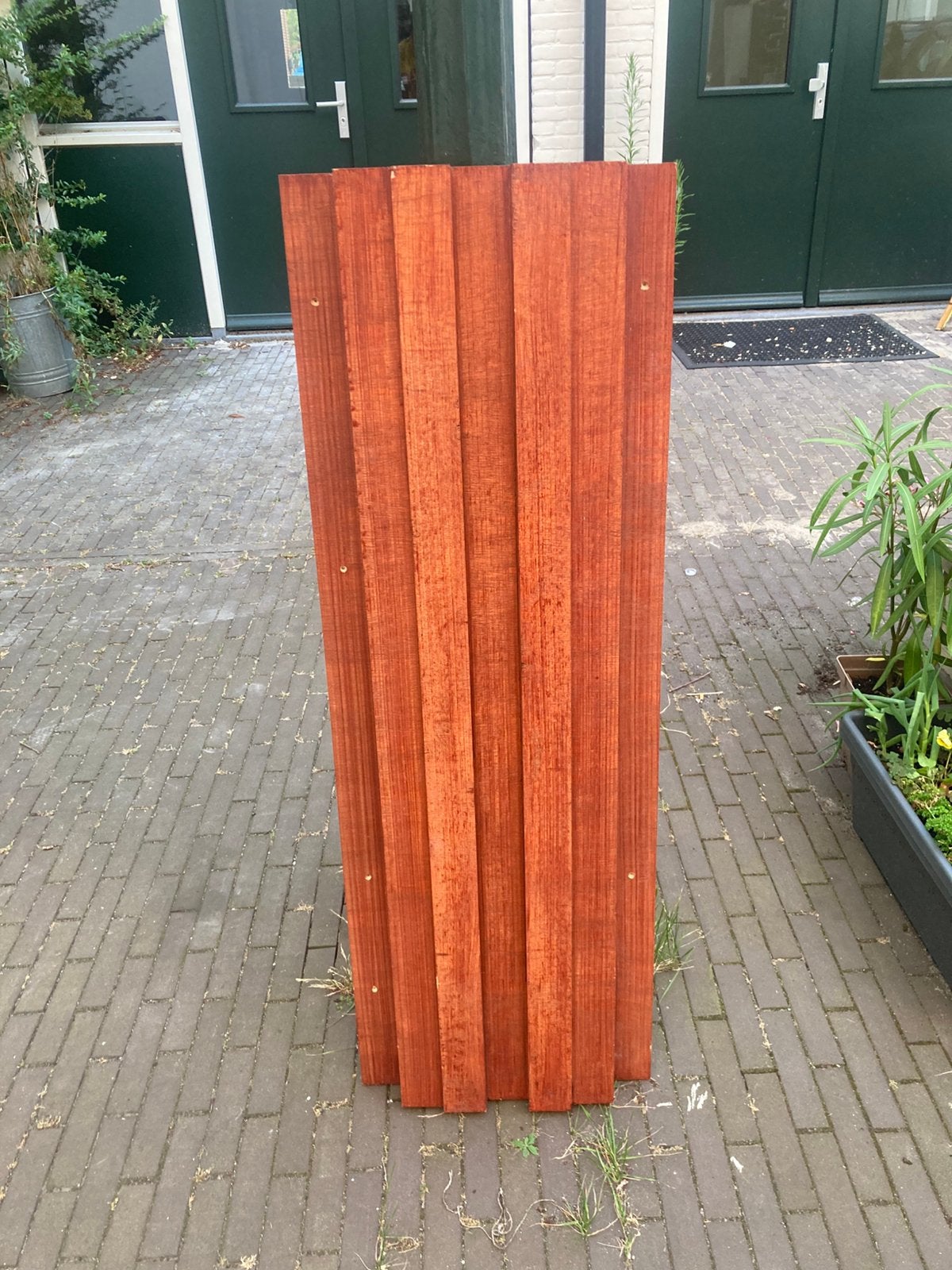 5x Akoestische Diffusie Panelen Studio Hout 42x120cm, Ophalen, Gebruikt