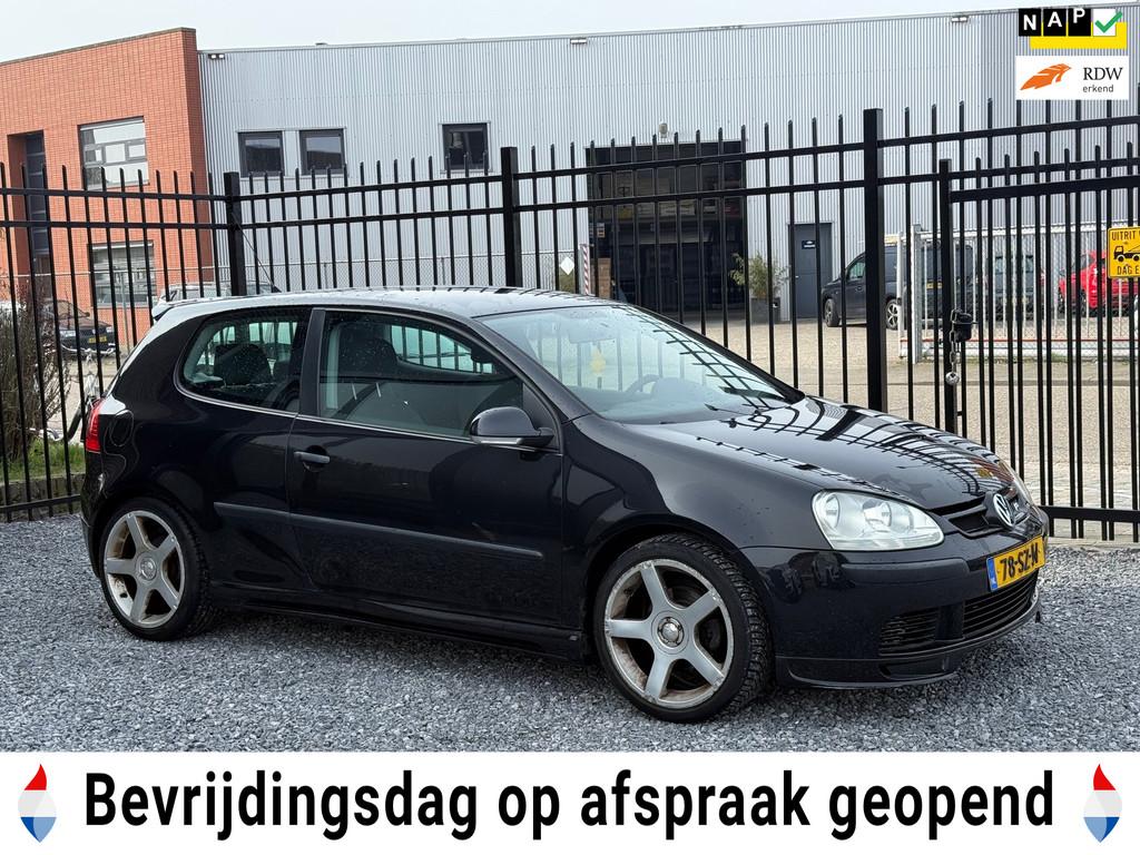 Volkswagen Golf 1.6 FSI Turijn ABT!6BAK!CLIMA!NWE APK!, Voorwielaandrijving, Stof, Gebruikt, Zwart