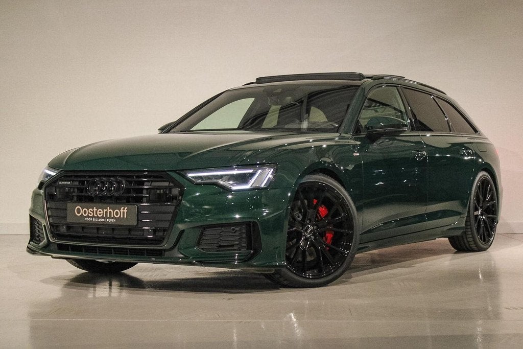 Audi A6 Avant 55 TFSI e quattro Competition RS zetels | PANO, Automaat, Gebruikt, Zwart, 4 cilinders