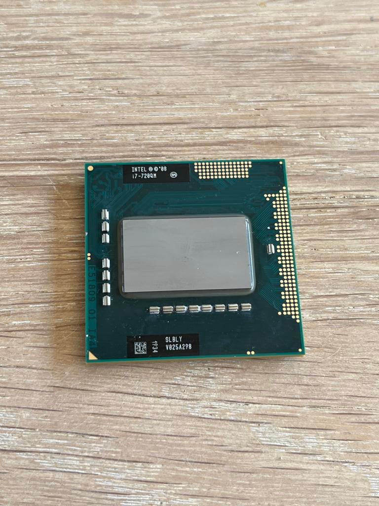 Intel Core i7-720QM Processor - Quad Core CPU, Computers en Software, Processors, Gebruikt, 4-core, Minder dan 2 Ghz, Ophalen of Verzenden