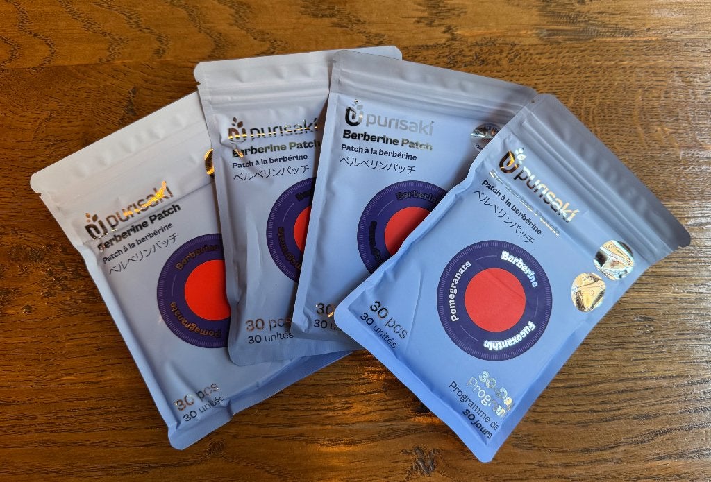 4x Purisaki Berberine Patches Nieuw / Totaalprijs €24,95, Diversen, Ophalen of Verzenden