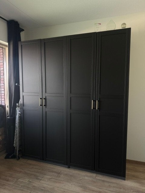 IKEA PAX Kast incl lades en planken 200x236x58cm - Antraciet, Huis en Inrichting, Ophalen, Met deur(en), 200 cm of meer, Zo goed als nieuw