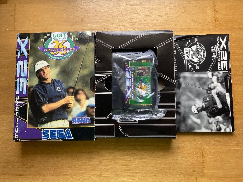 36 great holes sega 32x, Spelcomputers en Games, 1 speler, Racen en Vliegen, Ophalen of Verzenden, Zo goed als nieuw