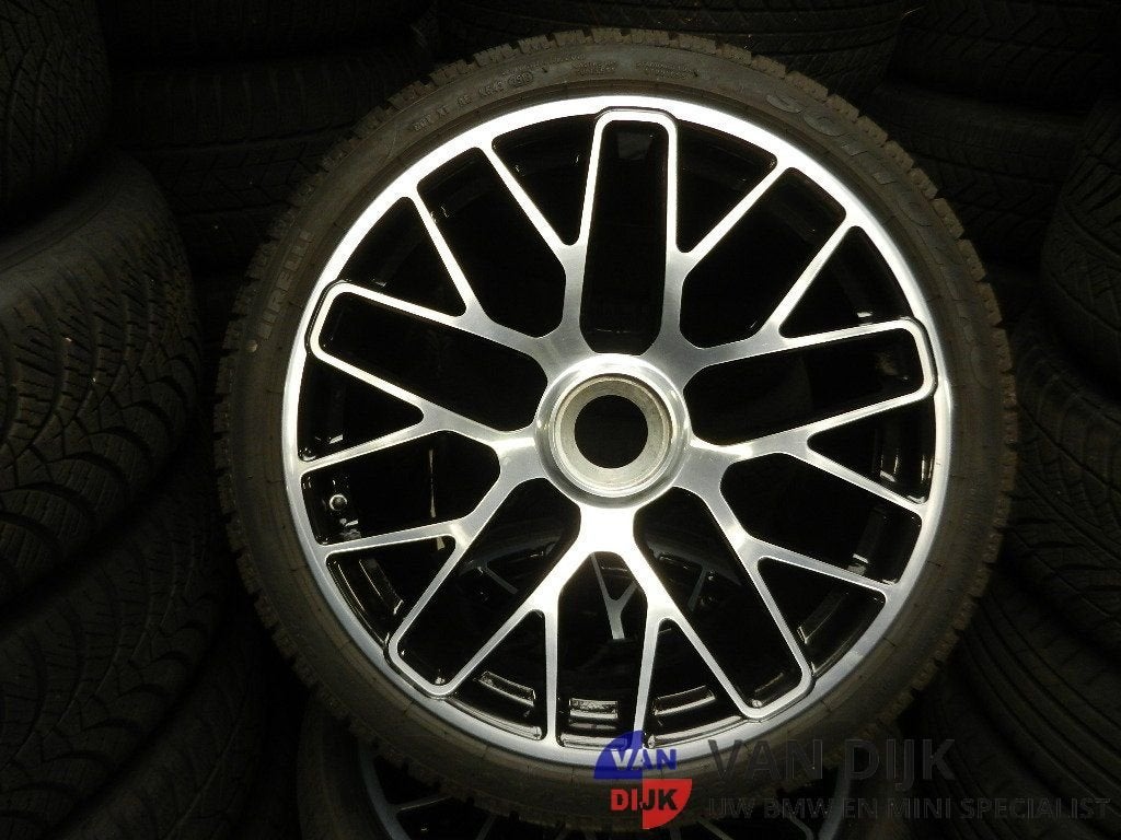Winterbandenset 20 inch origineel center lock voor Porsche 9, Gebruikt, -, -, Banden en Velgen