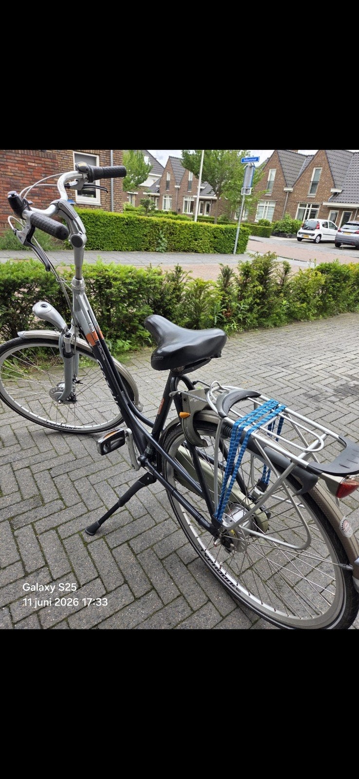 Gazelle fiets met 7 versnellingen en lage instap, Velgrem, Versnellingen, Ophalen of Verzenden, Gazelle