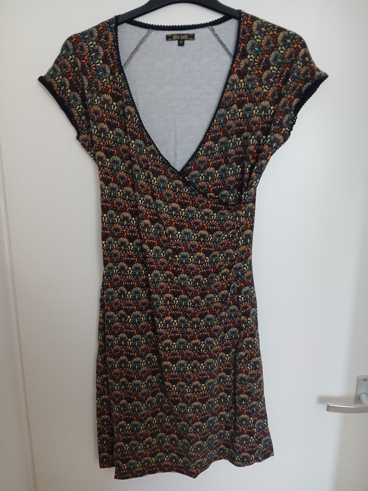 Maat M/38 King Louie cross jurk Cabrera, Kleding | Dames, Maat 38/40 (M), Meerkleurig, Ophalen of Verzenden, Zo goed als nieuw