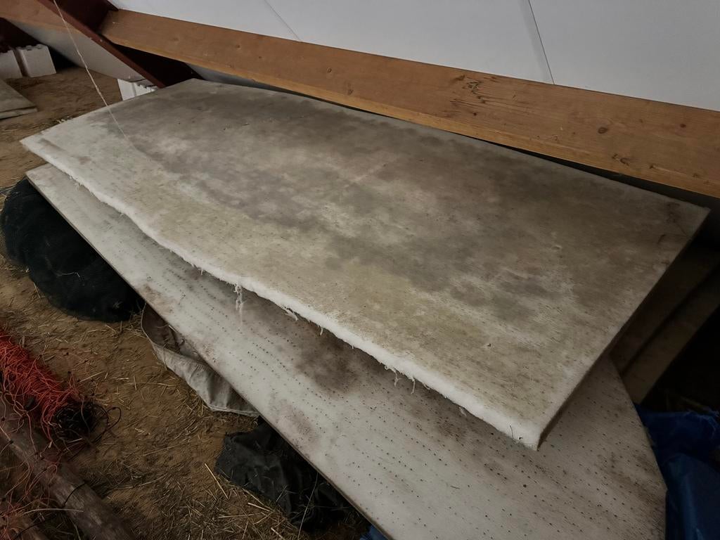 Isolatieplaten om vijver vorstvrij te houden, Ophalen, Gebruikt