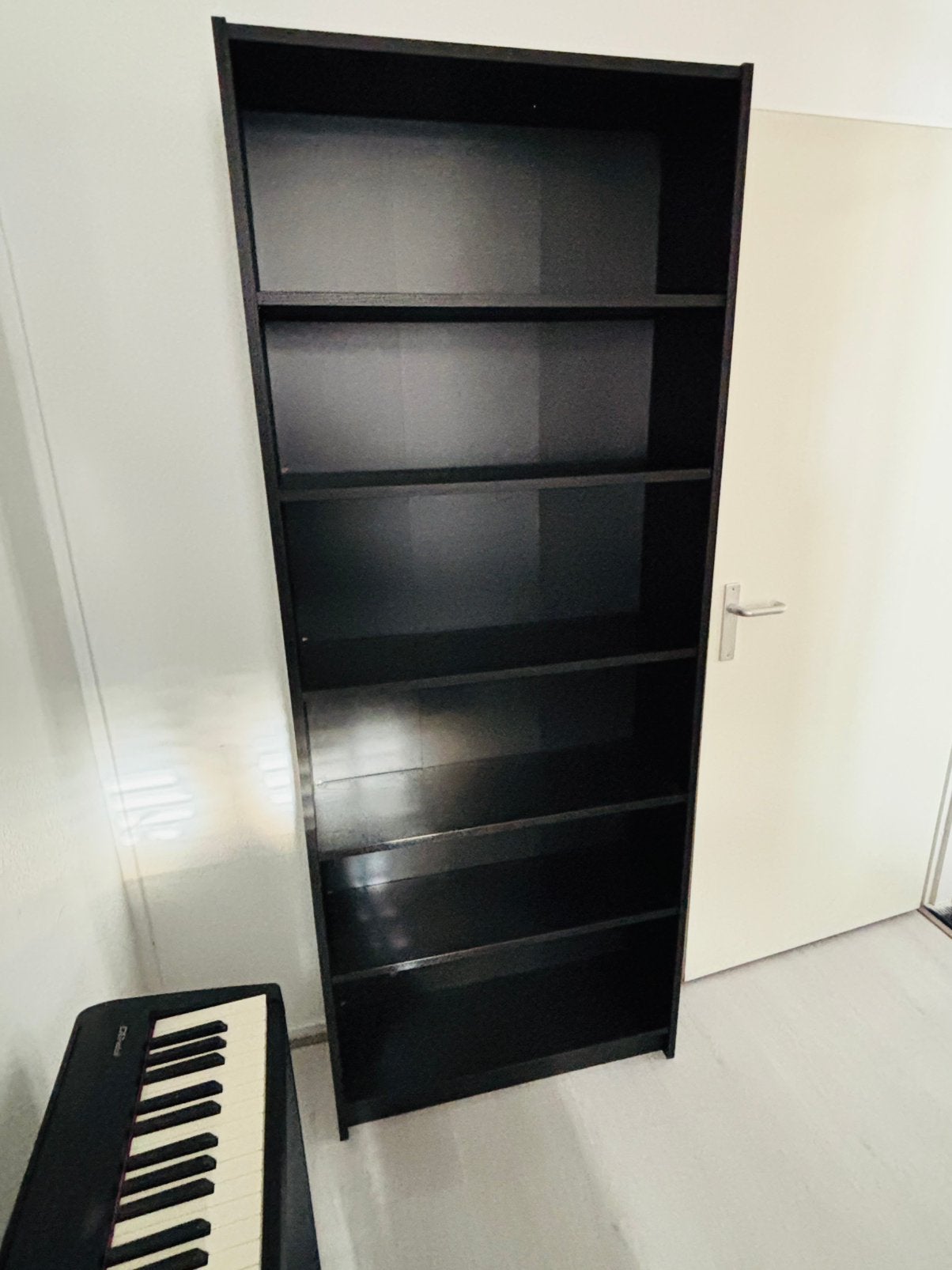 Ikea Billy kast zwart, Huis en Inrichting, Kasten | Boekenkasten, Ophalen, Gebruikt, 200 cm of meer, 50 tot 100 cm