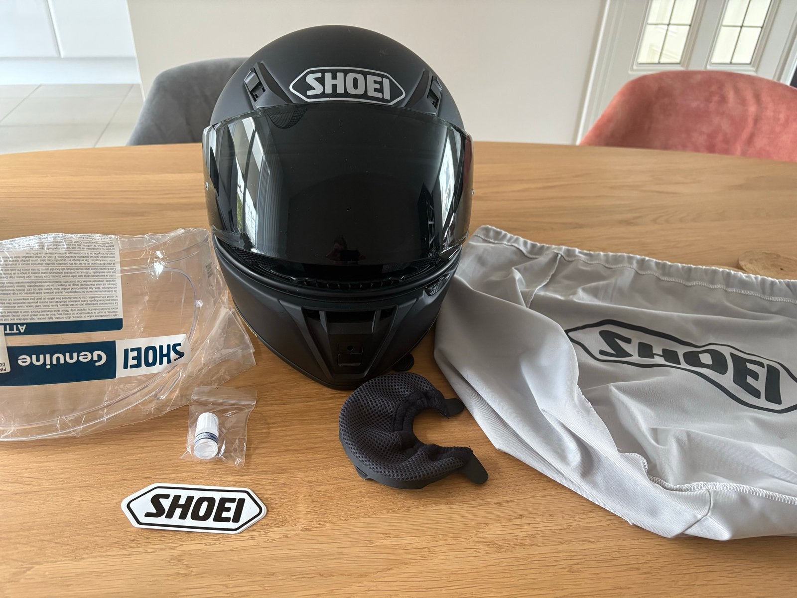 Shoei Integraalhelm Mat Zwart - Maat M, Motoren, Ophalen, M, Heren, Integraalhelm