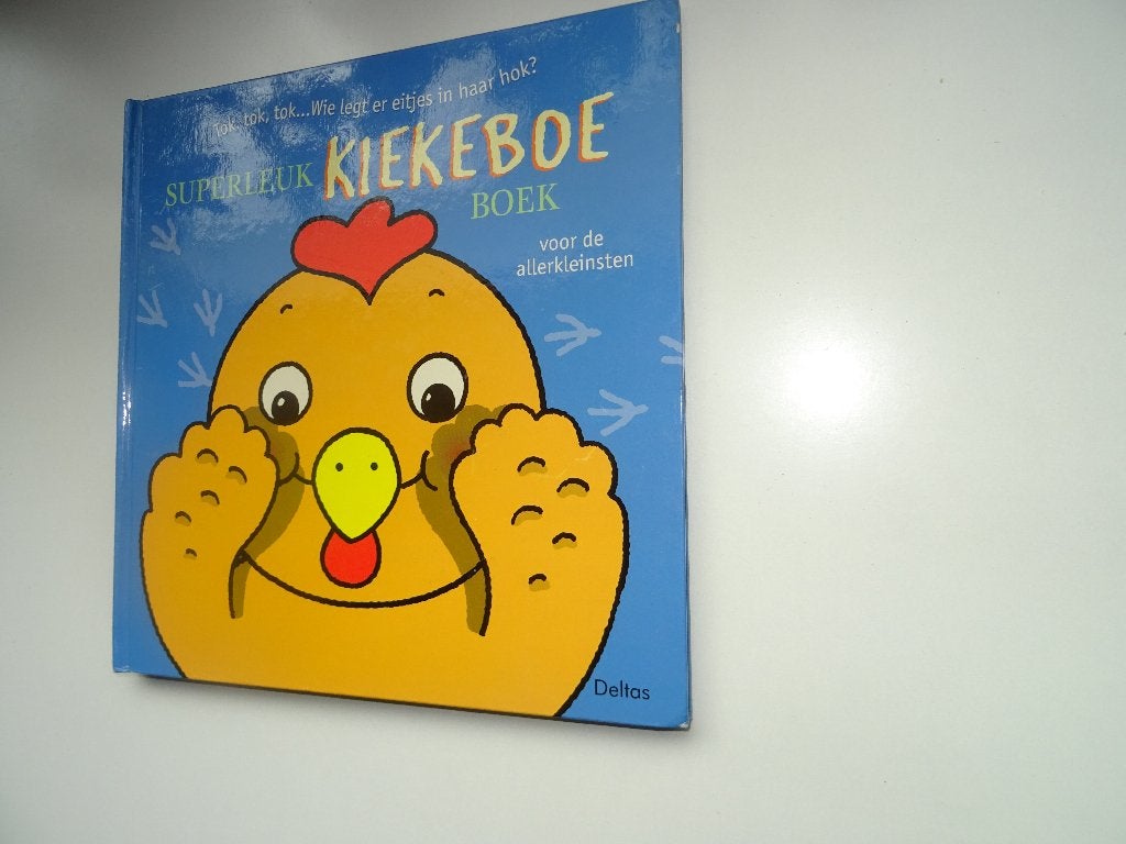Superleuk KIEKEBOE boek voor de allerkleinsten met flappen, Ophalen, Gelezen
