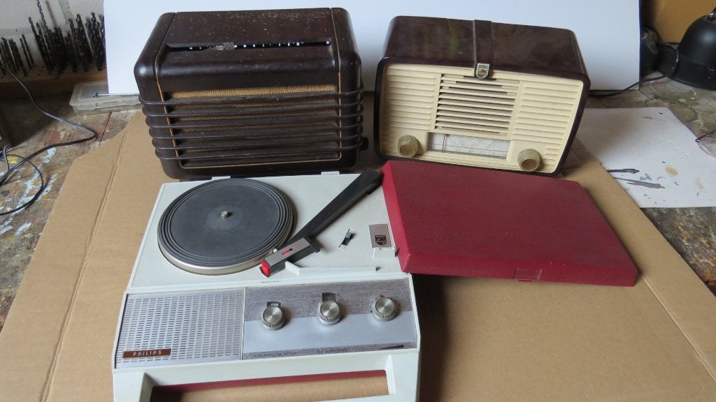 Partij oude radio's, Antiek en Kunst, Ophalen of Verzenden