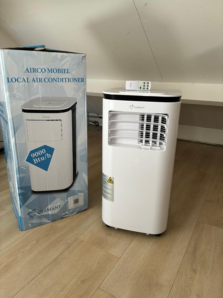 Zo goed als nieuwe Mobiele Airco Diamant type R290/9000 BTU, Witgoed en Apparatuur, 3 snelheden of meer, Ophalen of Verzenden