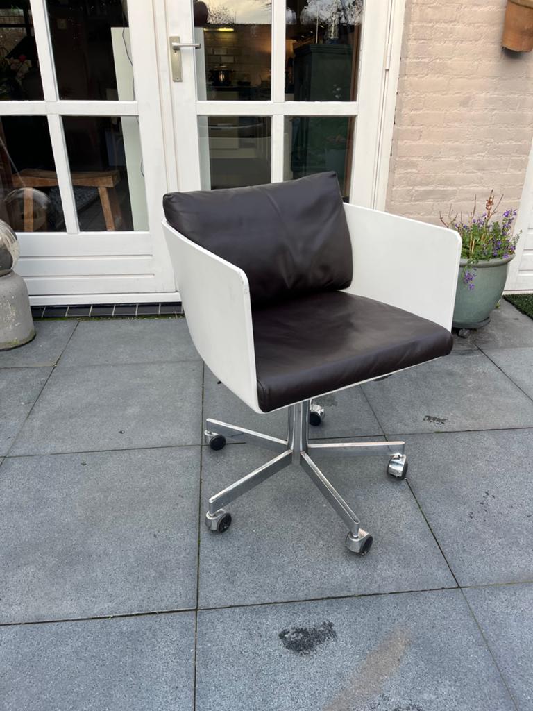 Postmodern Piero Lissoni, Huis en Inrichting, Stoelen, Ophalen, Gebruikt, Italiaans vintage, Leer