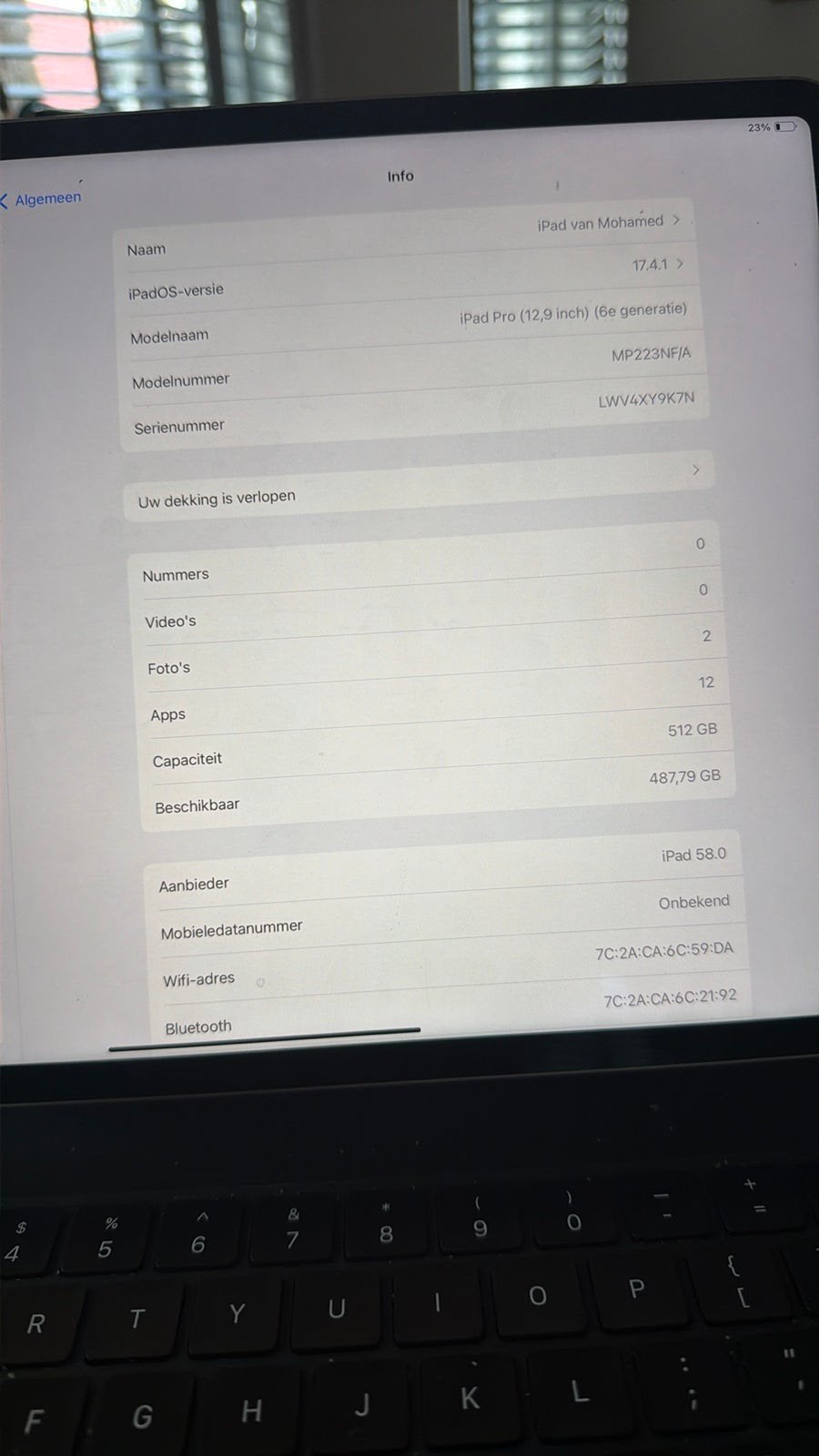 iPad Pro 12.9 (6e generatie) Wi-Fi + Cellular 512GB, Computers en Software, 12 inch, Ophalen of Verzenden, Zo goed als nieuw, Apple iPad Pro