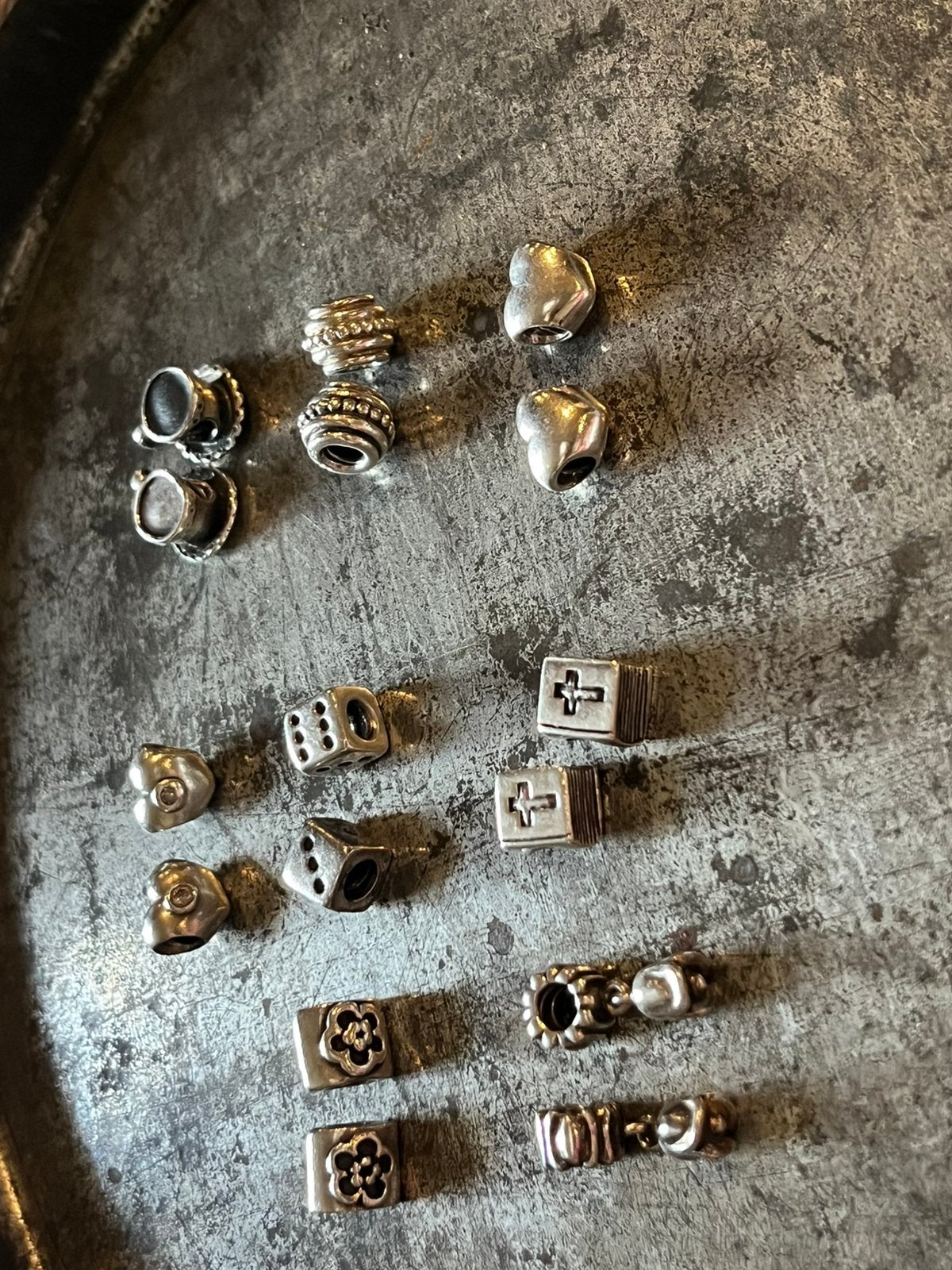 Pandora duo bedels ., Pandora, Ophalen of Verzenden, Zo goed als nieuw, 4 bedels of meer