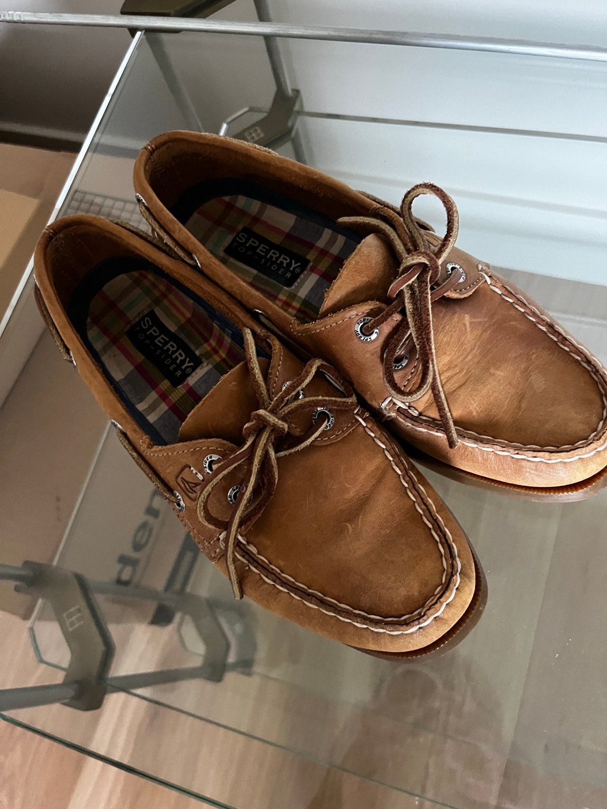 Sperry Top-Sider bootschoenen - Bruin leer, Ophalen of Verzenden, Gedragen, Bruin, Instappers