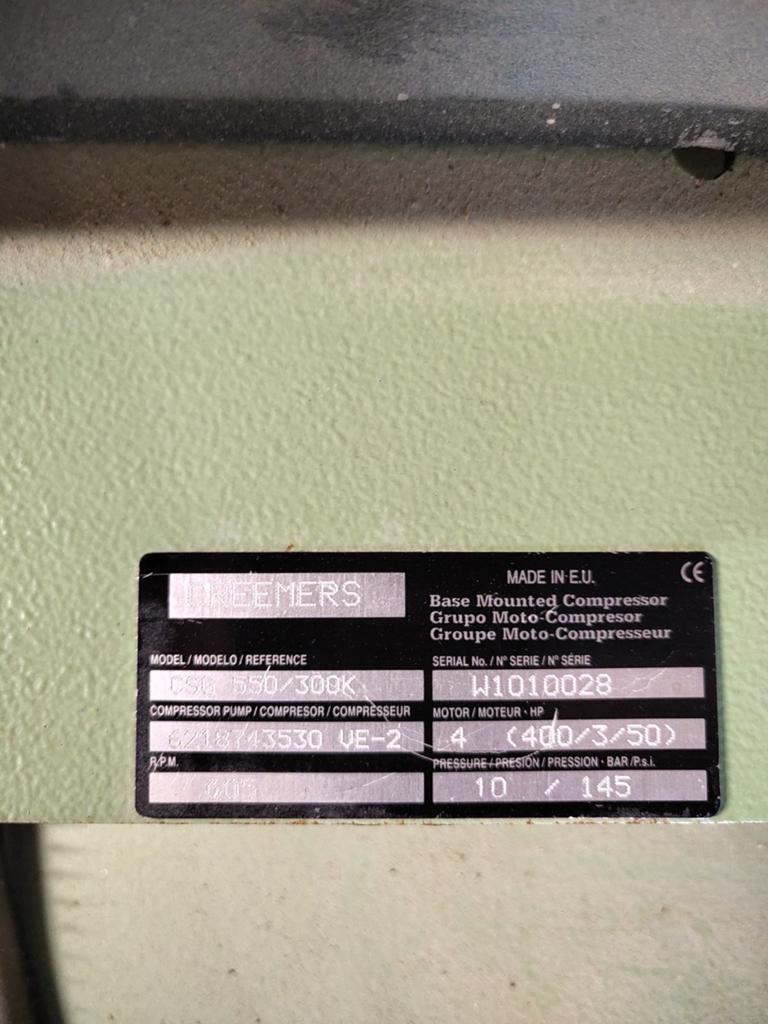 Robuuste Creemers Compressor - 10 bar, 400L/min, 100 liter of meer, Ophalen, Gebruikt